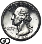 1940-S Washington Quarter, Lustrous Choice BU++