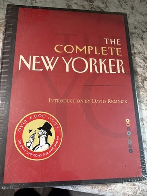 The Complete New Yorker Over 4000 Issues On 8 DVD-ROMS For MAC & PC STILL SEALED