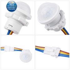 3-Pack Motion Sensor Light Switch, PIR Infrared Sensor, 30S Time Delay, Smart De