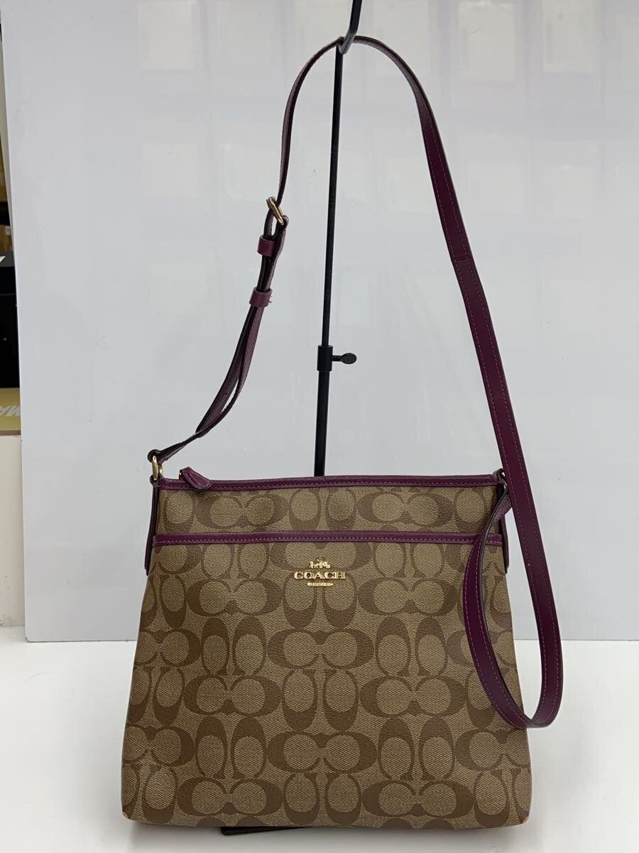 Coach Leather Shoulder Bag 29210 Authentic Pre-Owned 4.5x22x26cm