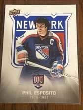 Phil Esposito 2025-26  New York Rangers Centennial 100 WHITE  #19