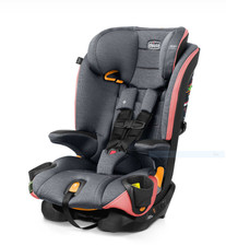 CHICCO MyFit ClearTex Harness Booster Car Seat - Coral NEW