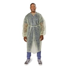 McKesson Disposable Polypropylene Protective Procedure Gown X-Large 10 per Bag