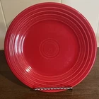 Fiesta Scarlet Red 9” LUNCHEON PLATE Fiestaware Homer Laughlin USA