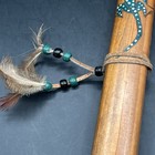 Native American Style Handmade Wooden Flute Damaged No Sound For Decor Only — photo 7