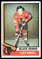 1974-75 Topps Cliff Koroll Chicago Blackhawks #35