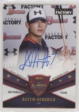 2020 Bowman Draft Under Armour Game Auto Austin Hendrick #UAN-8 Auto s3g