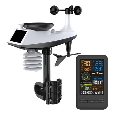 Tuya Weather Station Alarm Wifi Digital Wind Speed Direction Rainfall
