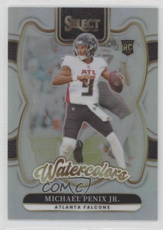 2024 Panini Select Watercolors Michael Penix Jr #17 1d59