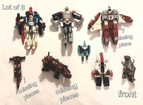 ( Mixed Lot Of 8 ) Rare 1980s Vintage Transformers-BANDAI GUNDAM