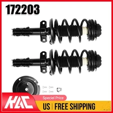 2x Front Strut & Coil Spring Shock Assemblies For 2003-2007 Saturn Ion 172203