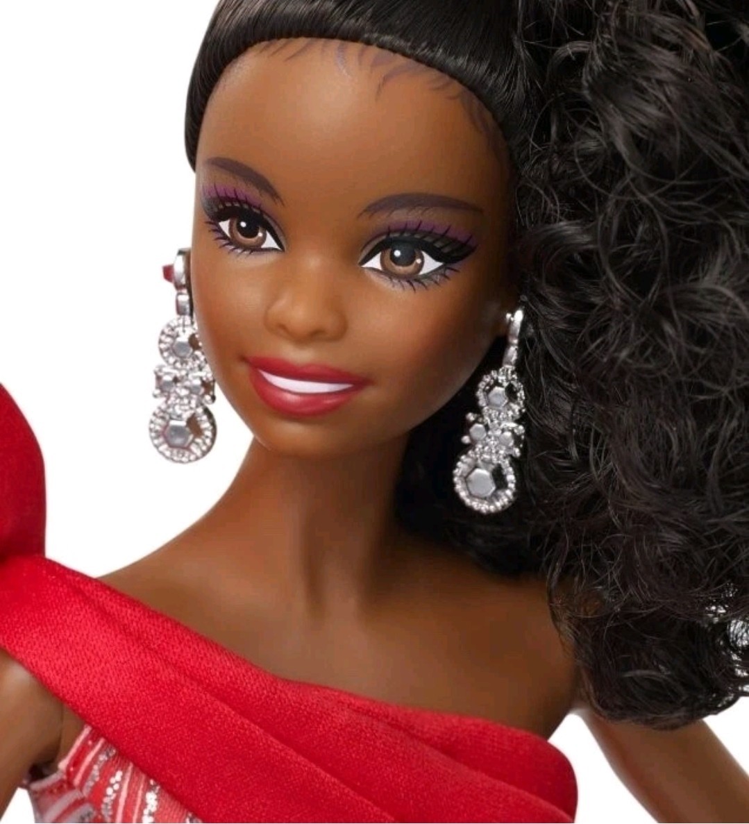 【完売】Barbieスパンコールスウェット2019☆ブラック☆フリーサイズ☆ Barbie FXF02 Holiday 2019 African American Signature Doll for sale