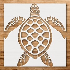 Sea Turtle Wall Art Reusable Plastic Stencil for DIY Crafts - StencilAir