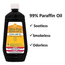 Lamplight Farms 60009 Clear Sootless Smokeless Lamp Oil 32 oz. Pack of 12