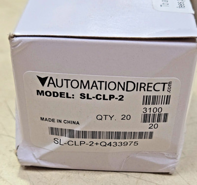 AUTOMATION DIRECT SL-CLP-2 TEMPERATURE CONTROLLER MOUNTING CLIPS 20 PAK