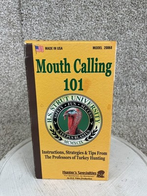 Hunter's Specialties H.S. Strut University: Mouth Calling 101 VHS Tape 20068