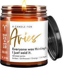 Aries Gifts for Women, Zodiac Astrology Gifts for Women, Zodiac Candles, Aries C