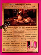 Póster publicitario impreso vintage de Eukanuba alimentos para perros nutrición amante de perros comida para mascotas 1999