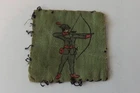 MILITARY CLOTH BADGE WW2 NORTH MIDLAND DISTRICT ROBIN HOOD 5CM X 5CM (3107)