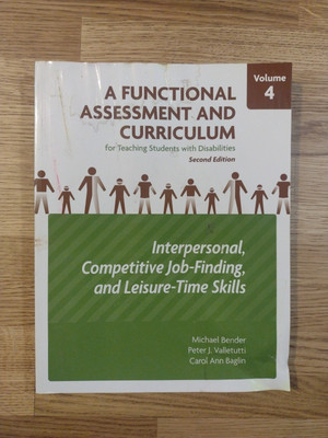 Functional Assessment and Curriculum for Teaching Students with Disabilities...