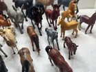 Huge Horses Donkey Pony Plastic Toy Figures Animals Mixed READ Fair Some Vintage — photo 4