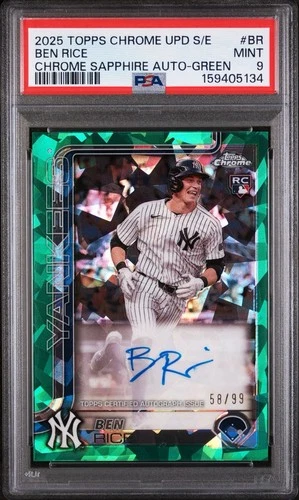 Ben Rice 2025 Topps Chrome Ben Rice Green