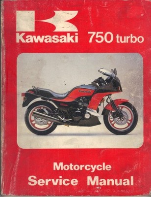 KAWASAKI GPZ750 TURBO,750 TURBO,ZX750 E1 1984 WERK WERKSTATTHANDBUCH ERGÄNZUNG