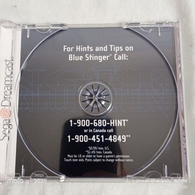 Blue Stinger (Sega Dreamcast, 1999) Complete CIB