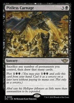MTG Pitiless Carnage (98/469) Outlaws of Thunder Junction NM