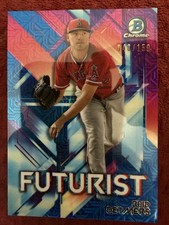 Reid Detmers 2021 Bowman Chrome Futurist Mega Box Blue Mojo Refractor 046/150