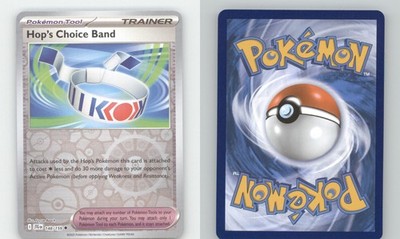 HOP'S CHOICE BAND 148/159 UC JOURNEY TOGETHER POKEMON REVERSE HOLO NM/M BEACH