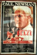 PAUL NEWMAN LOLITA DAVIDOVICH !!! orig1SH movie poster 1989 BLAZE !!!