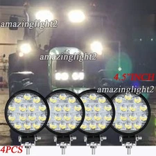 4PCS LED Tractor Work Light fit John Deere/Case/New holland Equipment Spot Flood