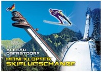 Oberstdorf Heini Klopfer Skisprungschanze Bayern Foto Magnet Souvenir Germany