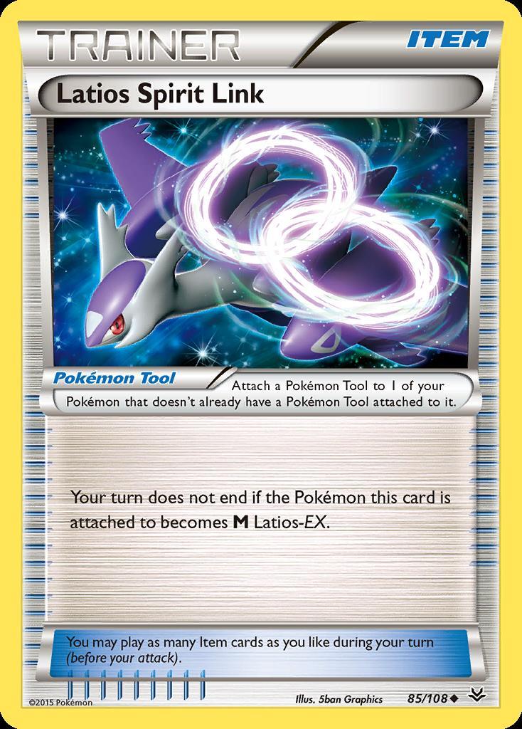 Pokemon Latios Spirit Link (85/110) Roaring Skies LP