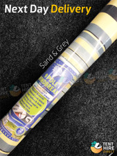 New Grey Sand caravan tent Beach Wind Break Windbreak 9 pole Blue Diamond