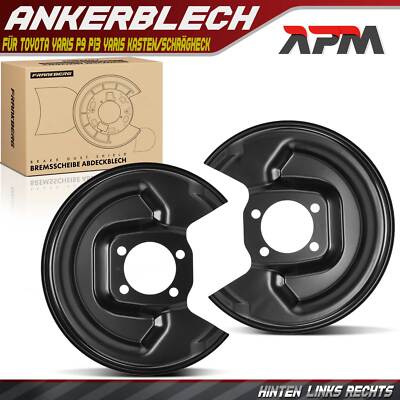 2x Spritzblech Bremsscheibe für Toyota Yaris P9 P13 Yaris Kasten/Schrägheck P13