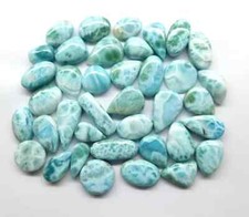  WHOLESALE NATURAL LARIMAR GOOD QUALITY GENUINE STONE FREE FORM LOT