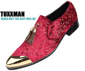 red and gold mens dress shoes