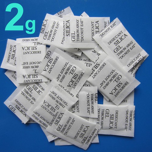50 packs Dry pack 2 Gram 2g Silica Gel Packets Desiccants desiccant Drypack