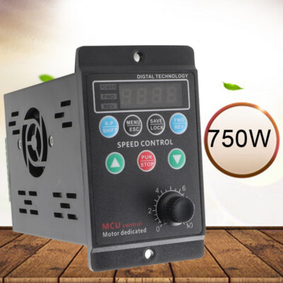3-phasig 750 W 1 PS 110/220 V regelbarer Frequenzumrichter VFD VSD