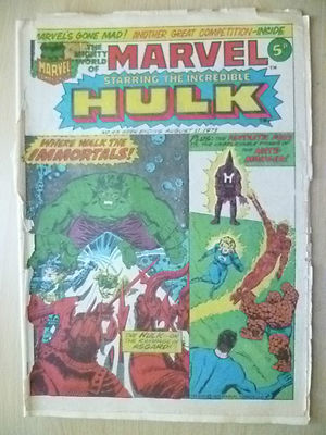 Comic - Mighty World of MARVEL Starring The Incredible HULK, Nr. 45, 11.08.1973