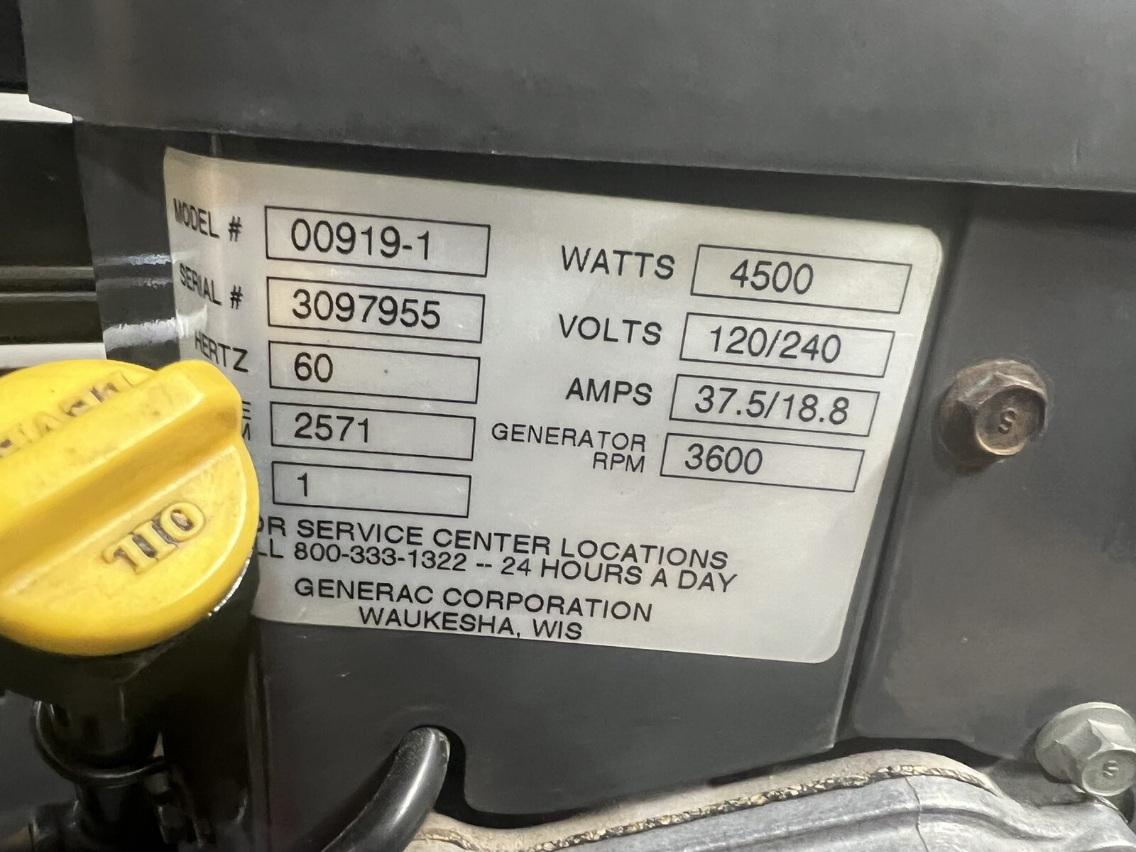 GENERAC GENERATOR NP 50 G RV MOTORHOME GENERATOR. PROPANE GENERATOR eBay