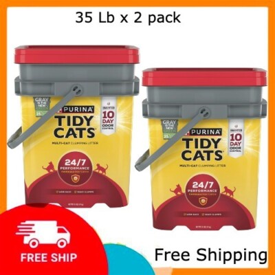 Purina Tidy Cats Multi-Cat Clumping Kitty Litter, 24/7 Performance Deodorizing