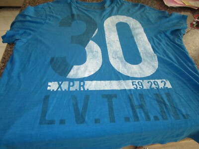 Express T-Shirt - Blue/White - XL - L.V.T.H.N.