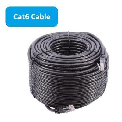 200 ft CAT6 Ethernet Cable HDPE Premium Quality High Speed LAN Patch Cord UL-CMR