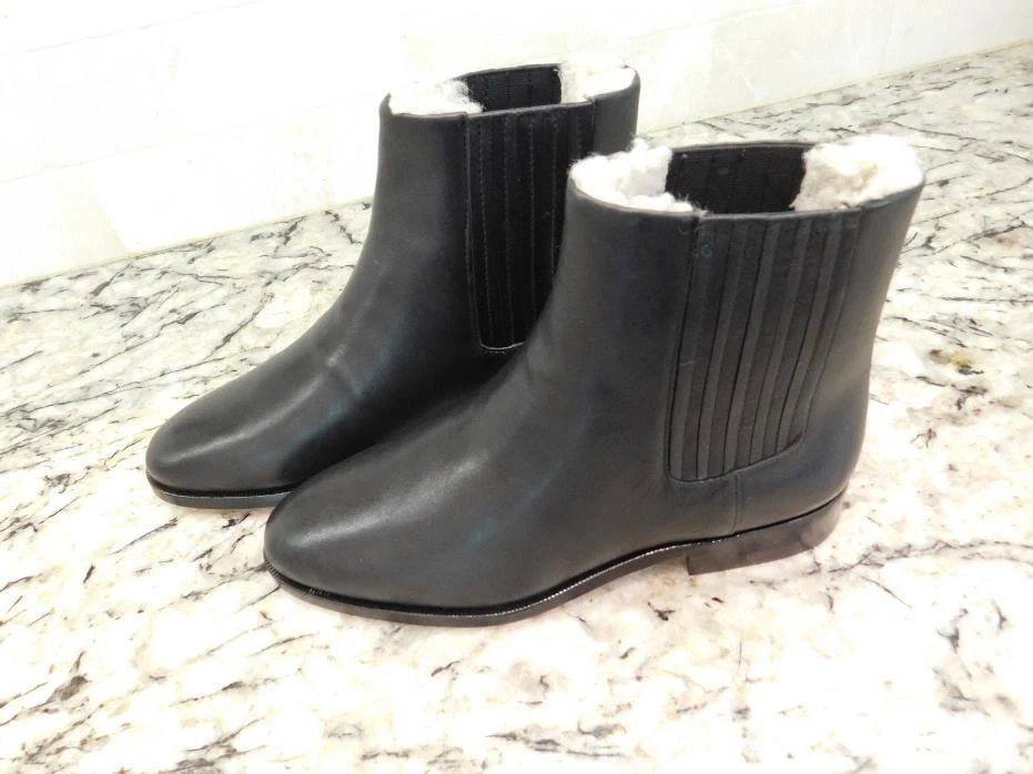 Sherpa lined top chelsea boots