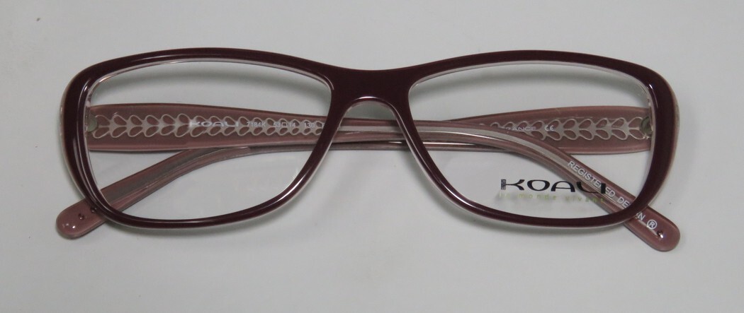 NEW KOALI 7184K EYEGLASSES DESIGNER PP031 PLASTIC WOMENS PURPLE 53