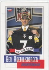 2004 Ben Roethlisberger OMR Future Star ROOKIE CARD - Pittsburgh Steelers RC. rookie card picture