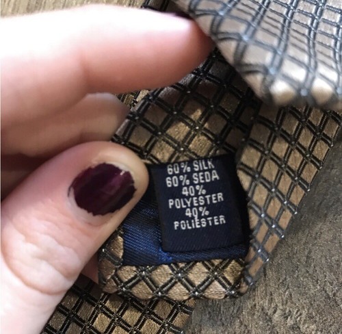 Saddlebred NWT Silk Taupe Tie - Picture 4 of 4